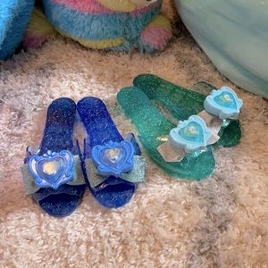DISNEY CINDERELLA AND ELSA DRESS UP SHOES